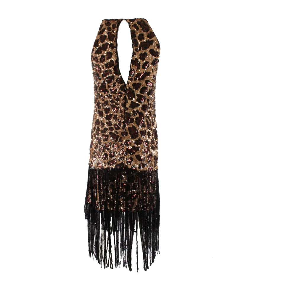 pinko Bruine Jurk voor Vrouwen Brown Dames