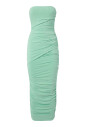 mint-sleeveless-ruched-midi-dress
