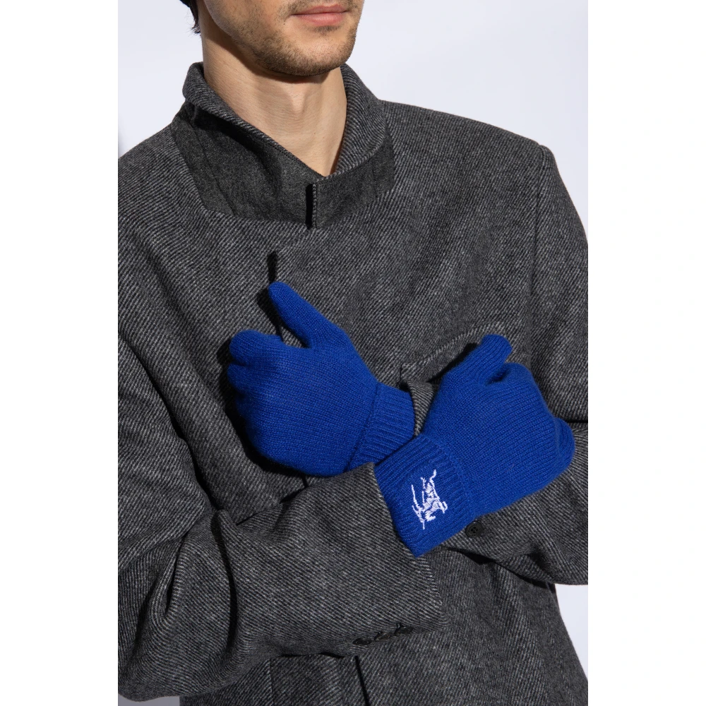 Burberry Kasjmier handschoenen Blue Heren
