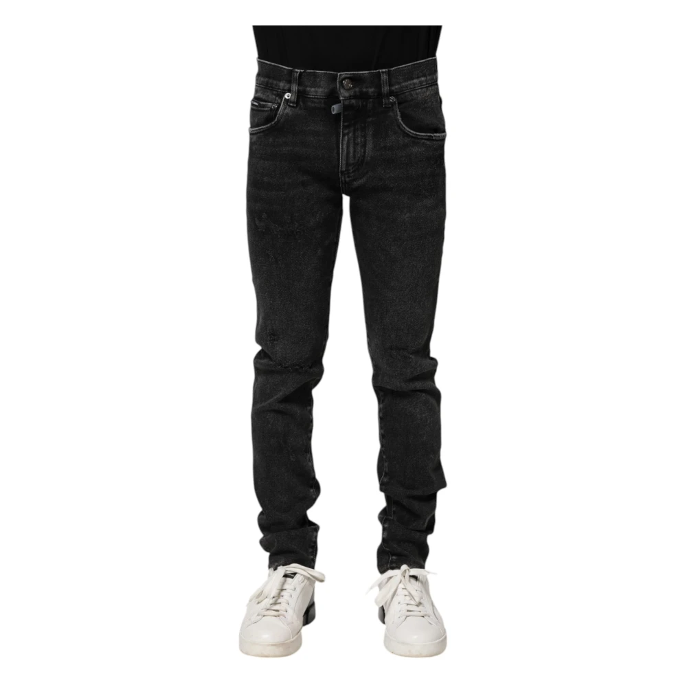Dolce & Gabbana Black Slim Fit Jeans, Male, 3XL, Gorgeous Skinny Jeans