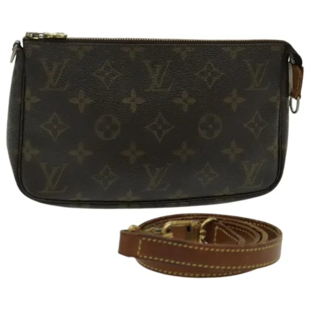 Louis Vuitton Vintage Pre-owned Canvas pouches Brown Dames