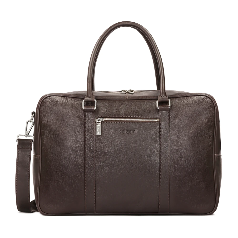 Kazar Mannelijk Bruin Tassen Heren, One Size, Reistas Met Laptopvak