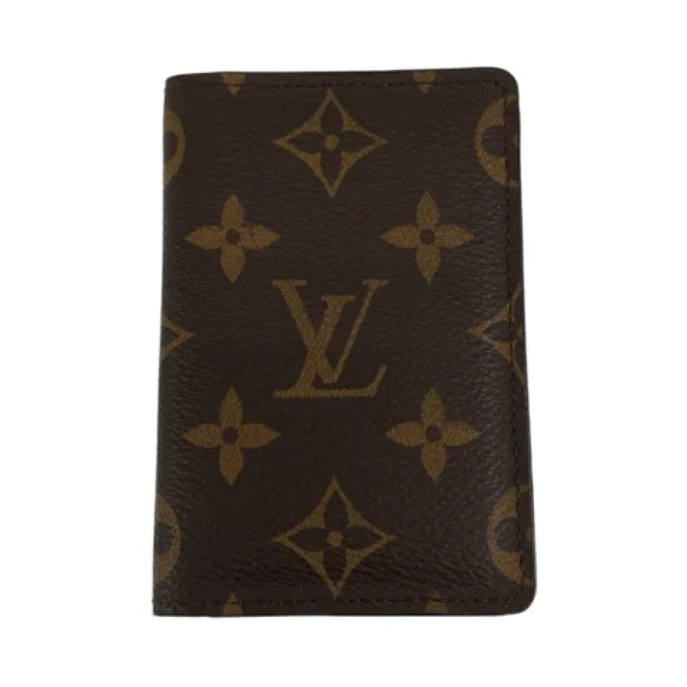 Louis Vuitton Vintage Pre-owned Canvas wallets Brown Heren