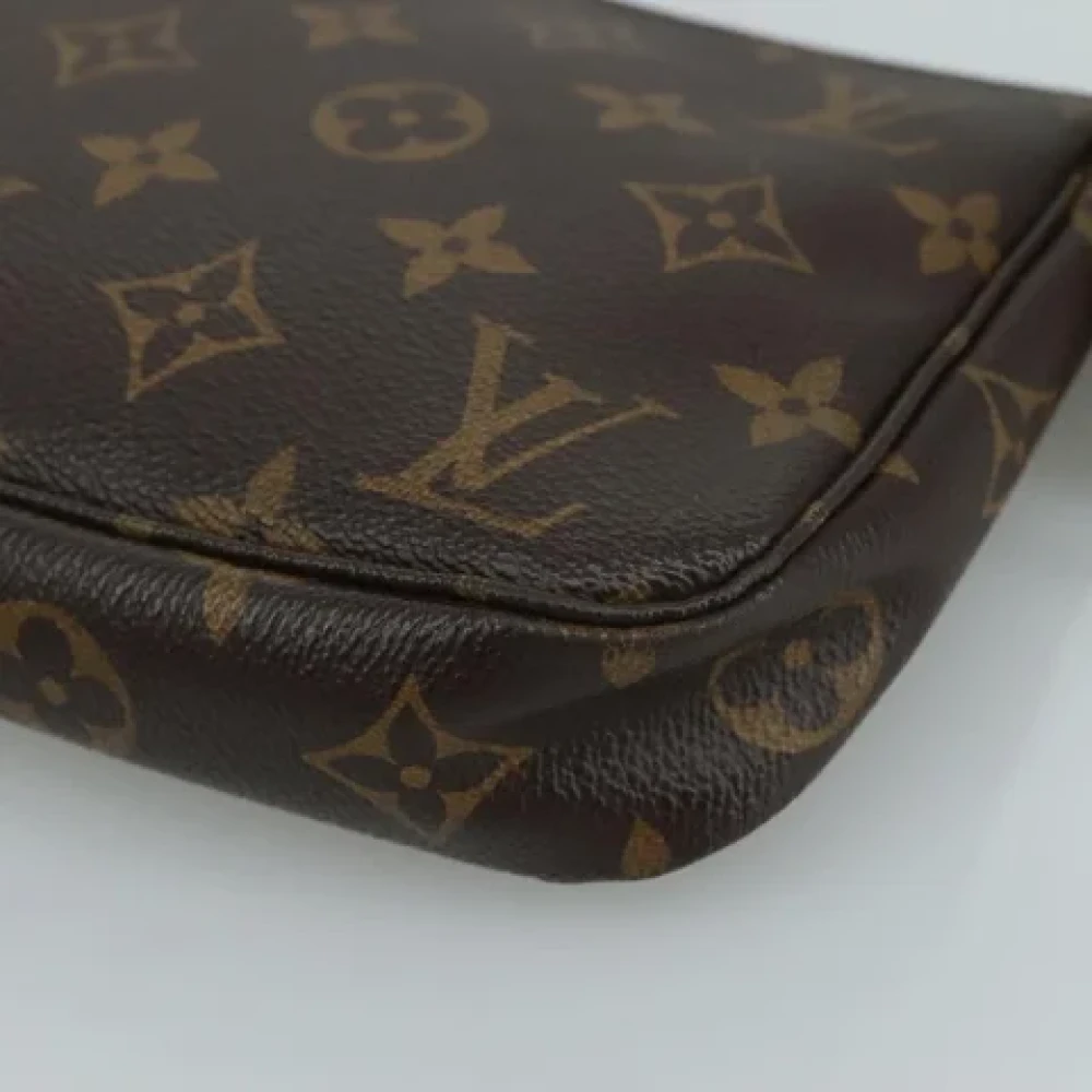 Louis Vuitton Vintage Pre-owned Canvas clutches Brown Dames