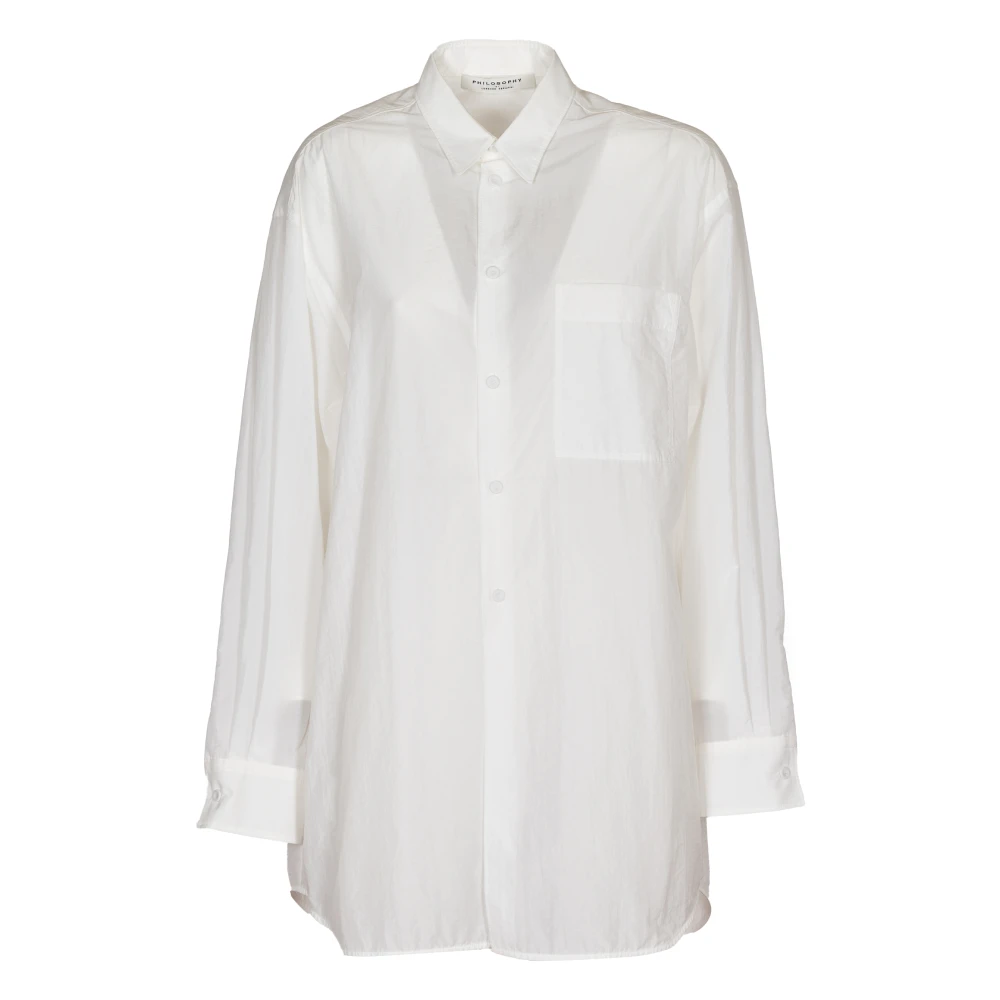 Philosophy di Lorenzo Serafini Stijlvolle Overhemden Collectie White Dames