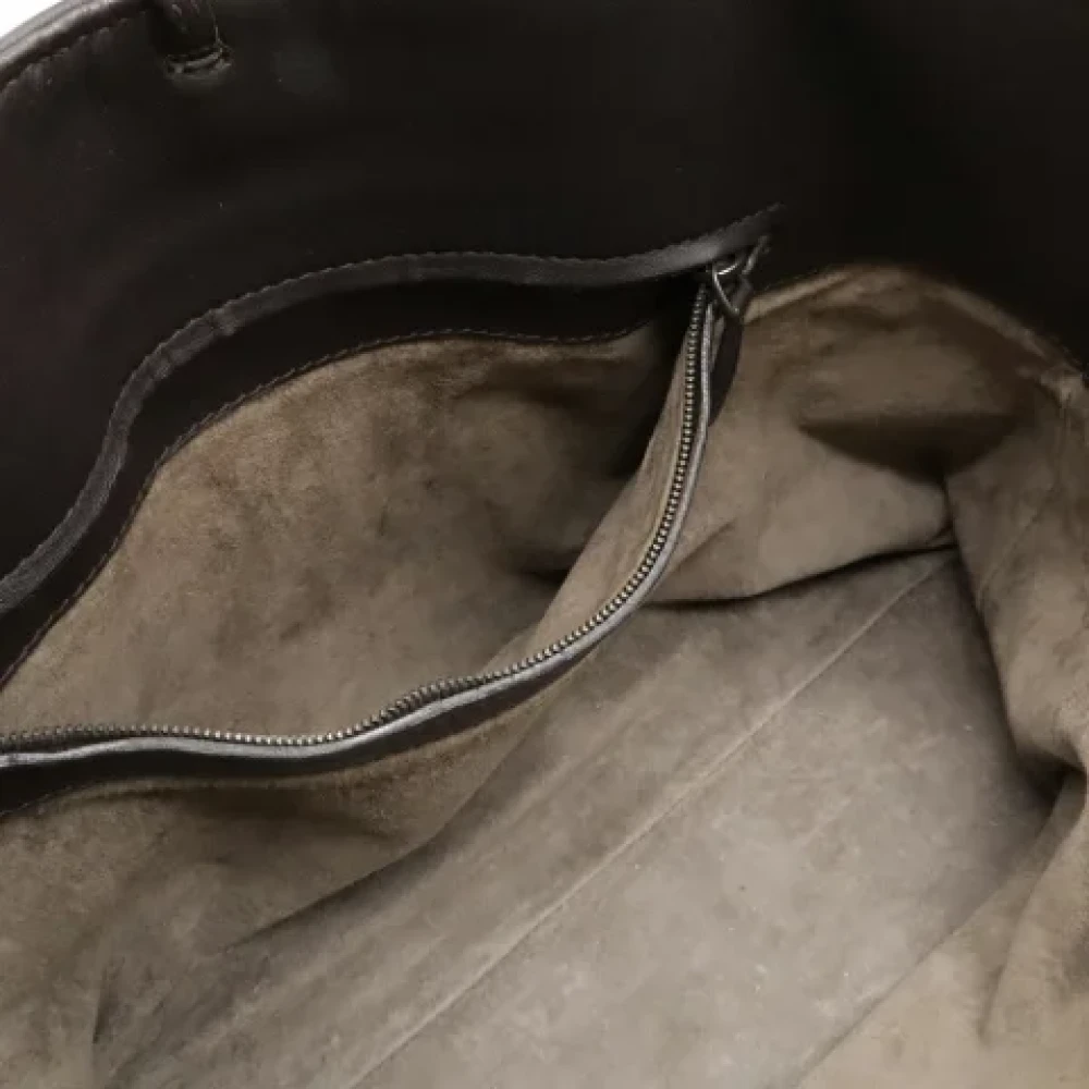 Bottega Veneta Vintage Pre-owned Leather handbags Brown Dames