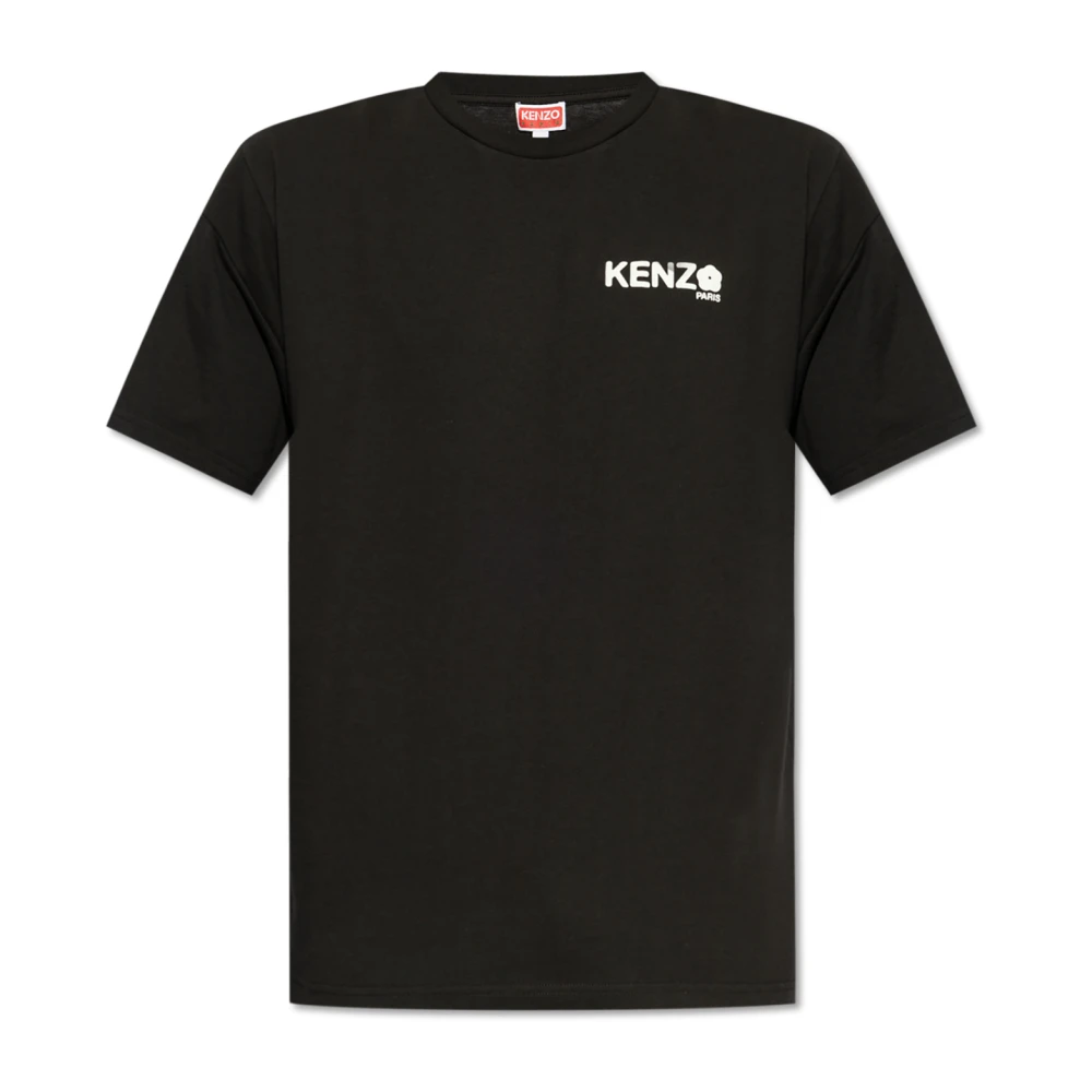 Kenzo T-shirt met bedrukt logo Black Heren