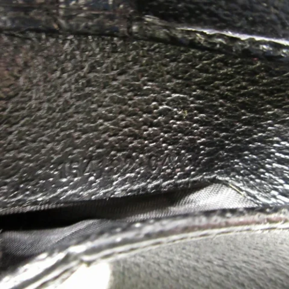 Gucci Vintage Pre-owned Canvas wallets Black Dames