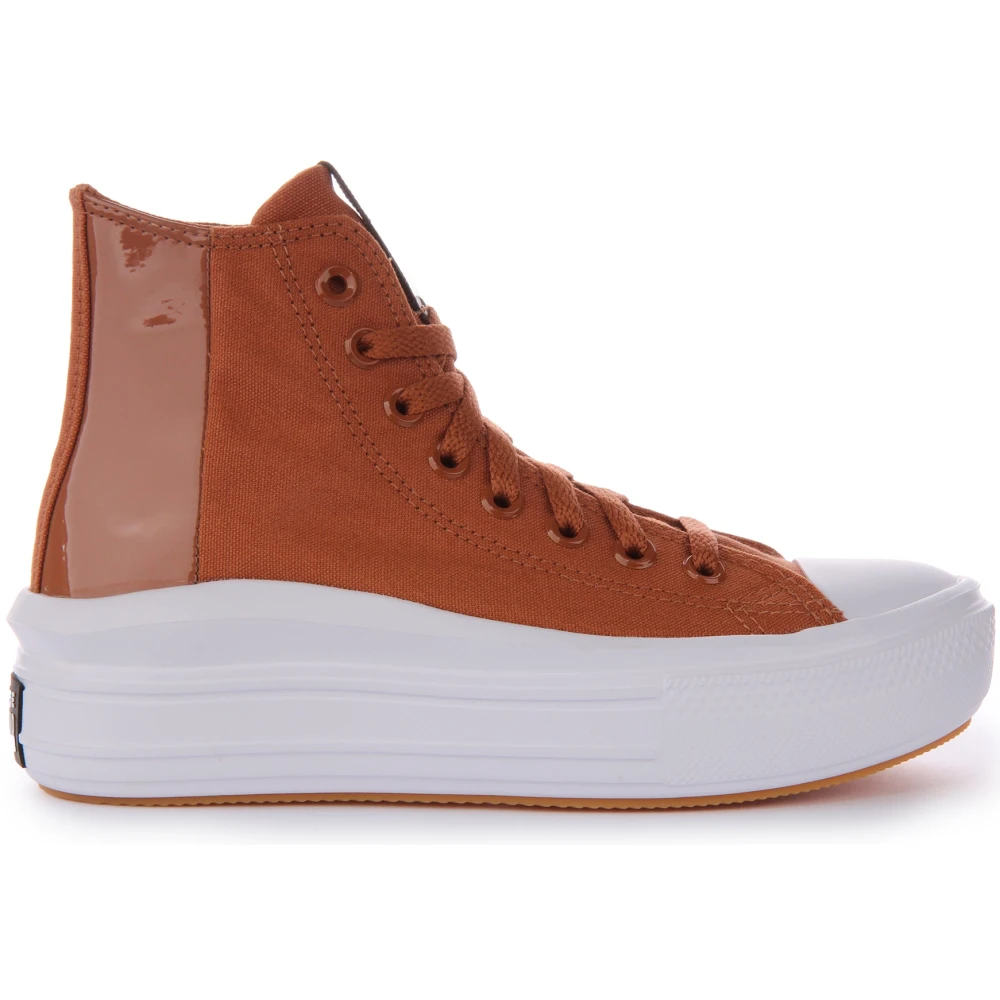 Converse Bruine Hi-Top Platform Sneakers voor Vrouwen Dames Schoenen