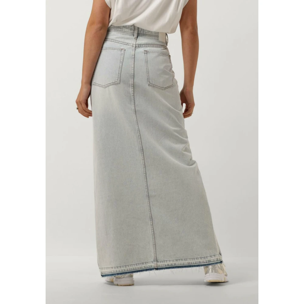 Catwalk Junkie Maxi Denim Rok Blue Dames