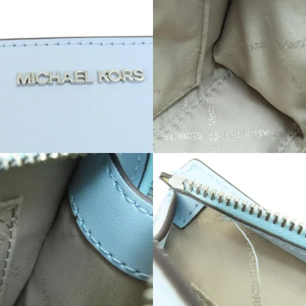 Michael Kors Pre-owned Leather shoulder-bags Blue Dames
