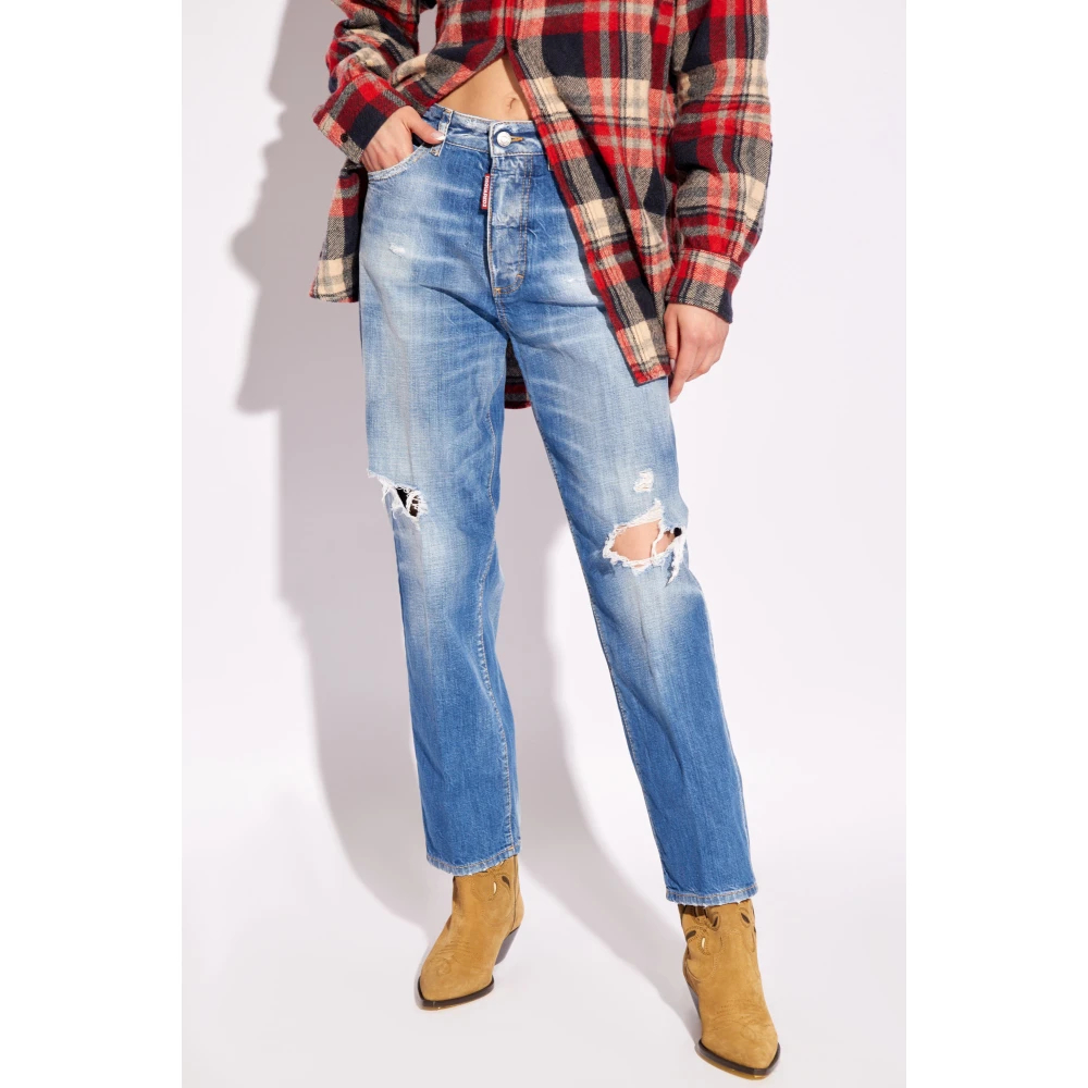 Dsquared2 Boston Jeans Blue Heren
