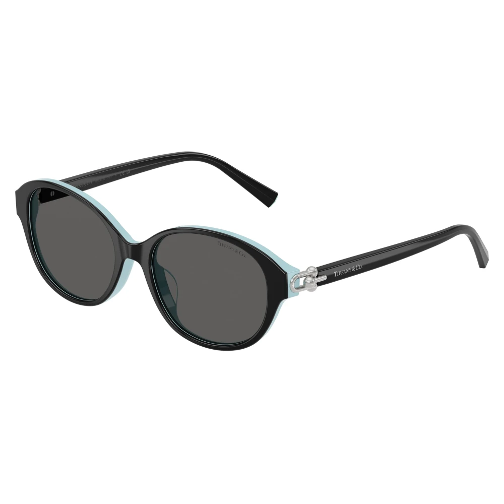Tiffany Women's Black Sunglasses, 54 Mm, Round Sunglasses