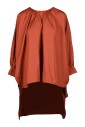 asymmetric-puff-sleeve-cotton-blouse