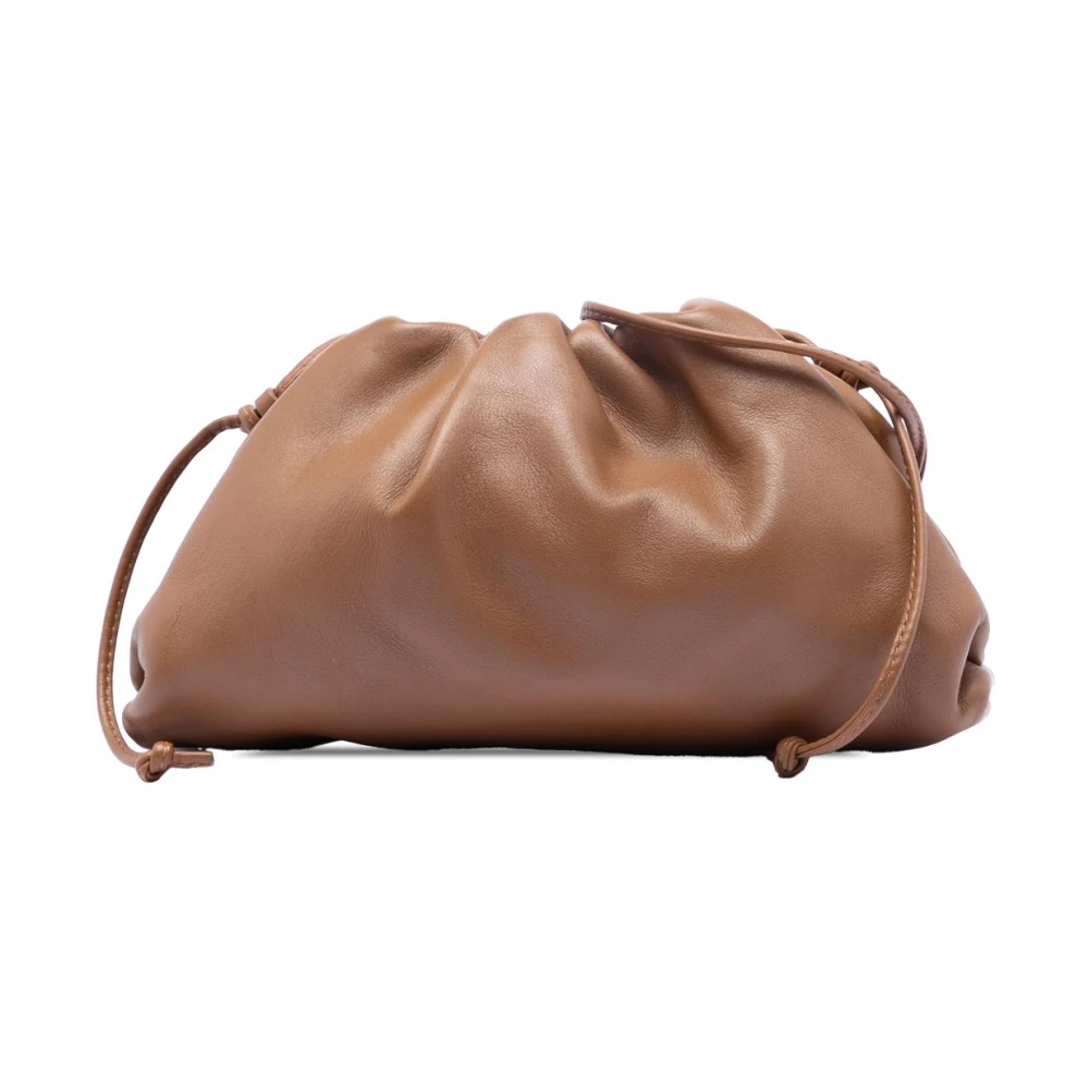 Bottega Veneta Vintage Women's Brown Pre-Owned Pouch Clutch