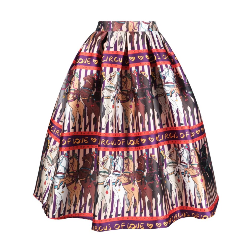 Flared net outlet skirt long