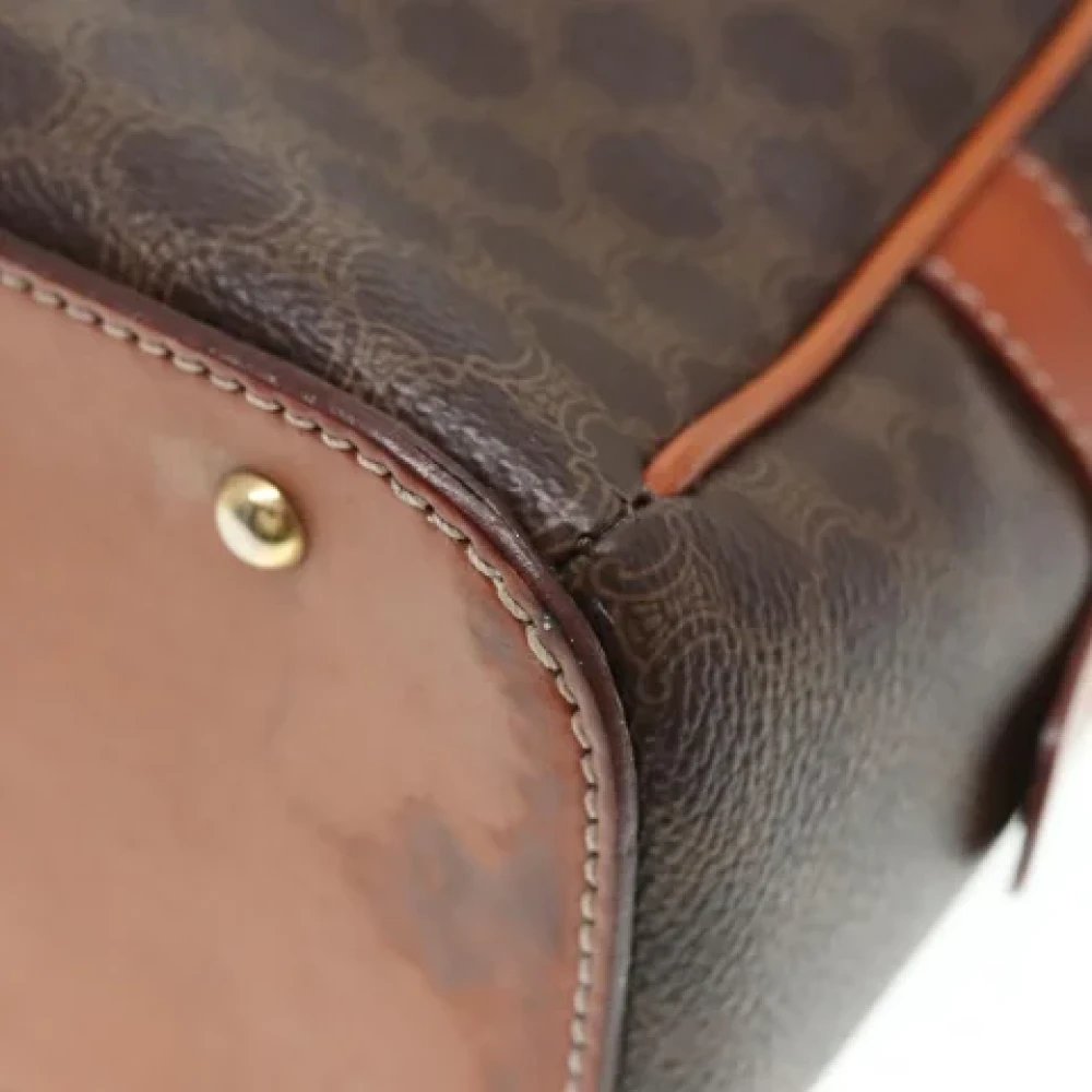 Celine Vintage Pre-owned Canvas celine-bags Brown Dames