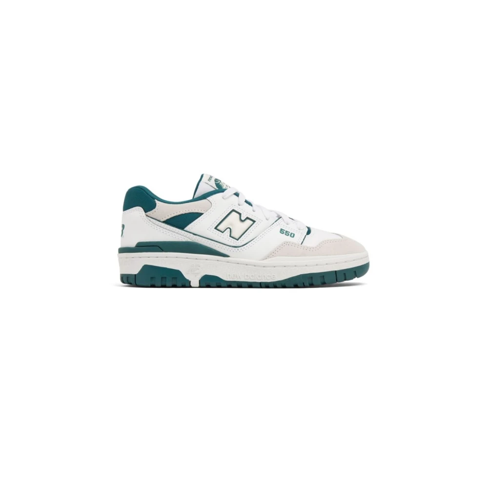 New Balance 550 Panel Lace-Up Sneakers White, Herr