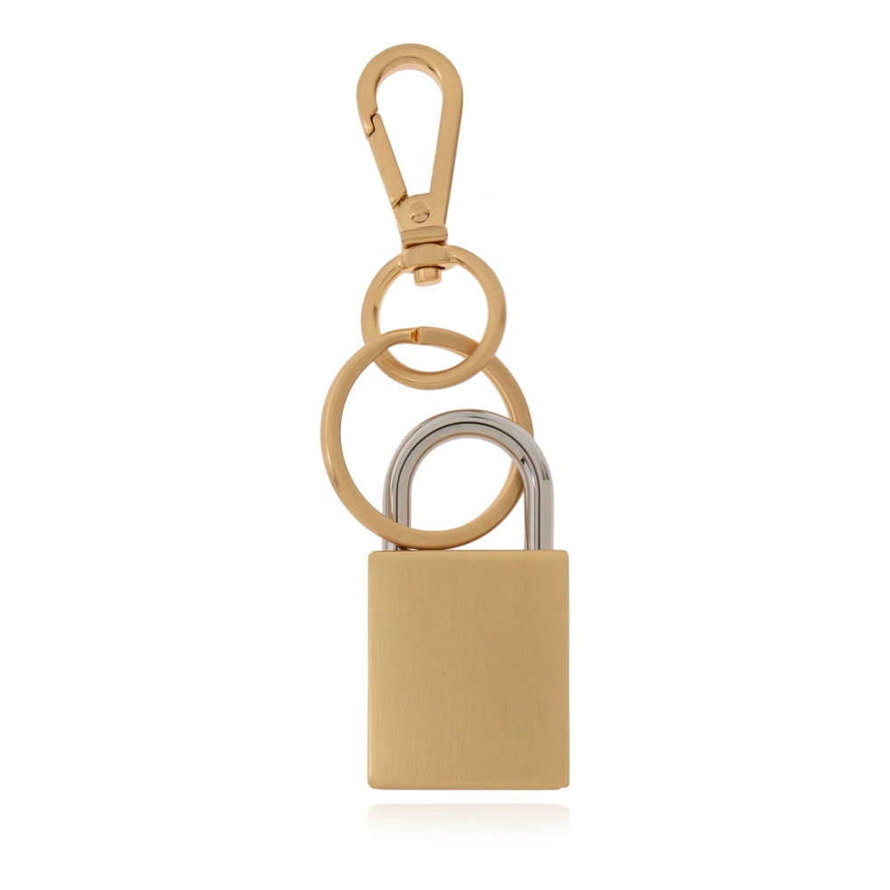 Ami Paris Sleutelhanger met logo Yellow Unisex