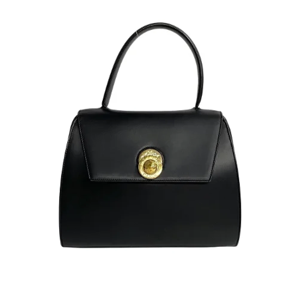 Celine Vintage Pre-owned Leather handbags Black Dames