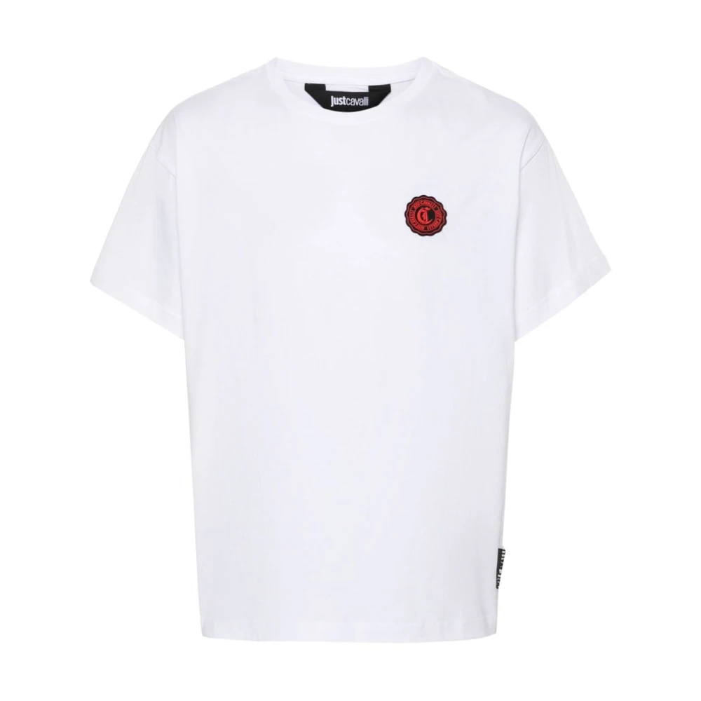 Just Cavalli Stijlvolle T-shirts en Polos White Heren