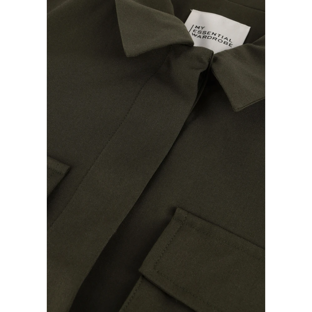 My Essential Wardrobe Groene Hacemw Jas voor Vrouwen Green Dames