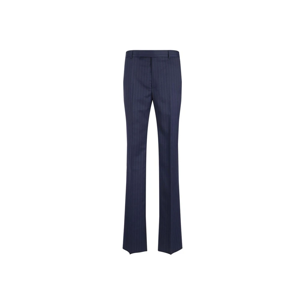 Givenchy Gestreepte wollen broek Regular Fit Blue Heren