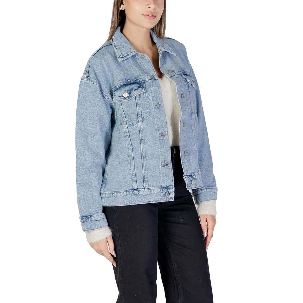 Vero Moda Blauwe Katoenen Damesjas & Mantel Blue Dames