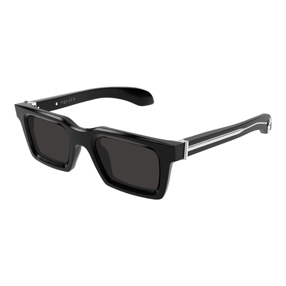 Alexander Mcqueen Men's Black Sunglasses, 50 Mm, /Grey Sunglasses Am0506s