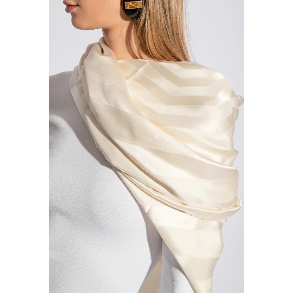 Lanvin Zijden sjaal White Dames