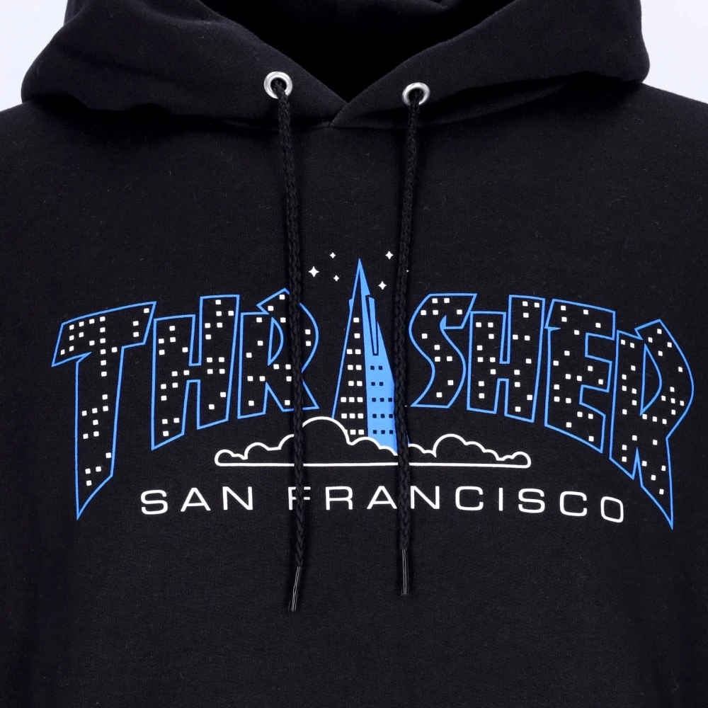 Thrasher Zwarte Pyramid Hoodie Black Heren