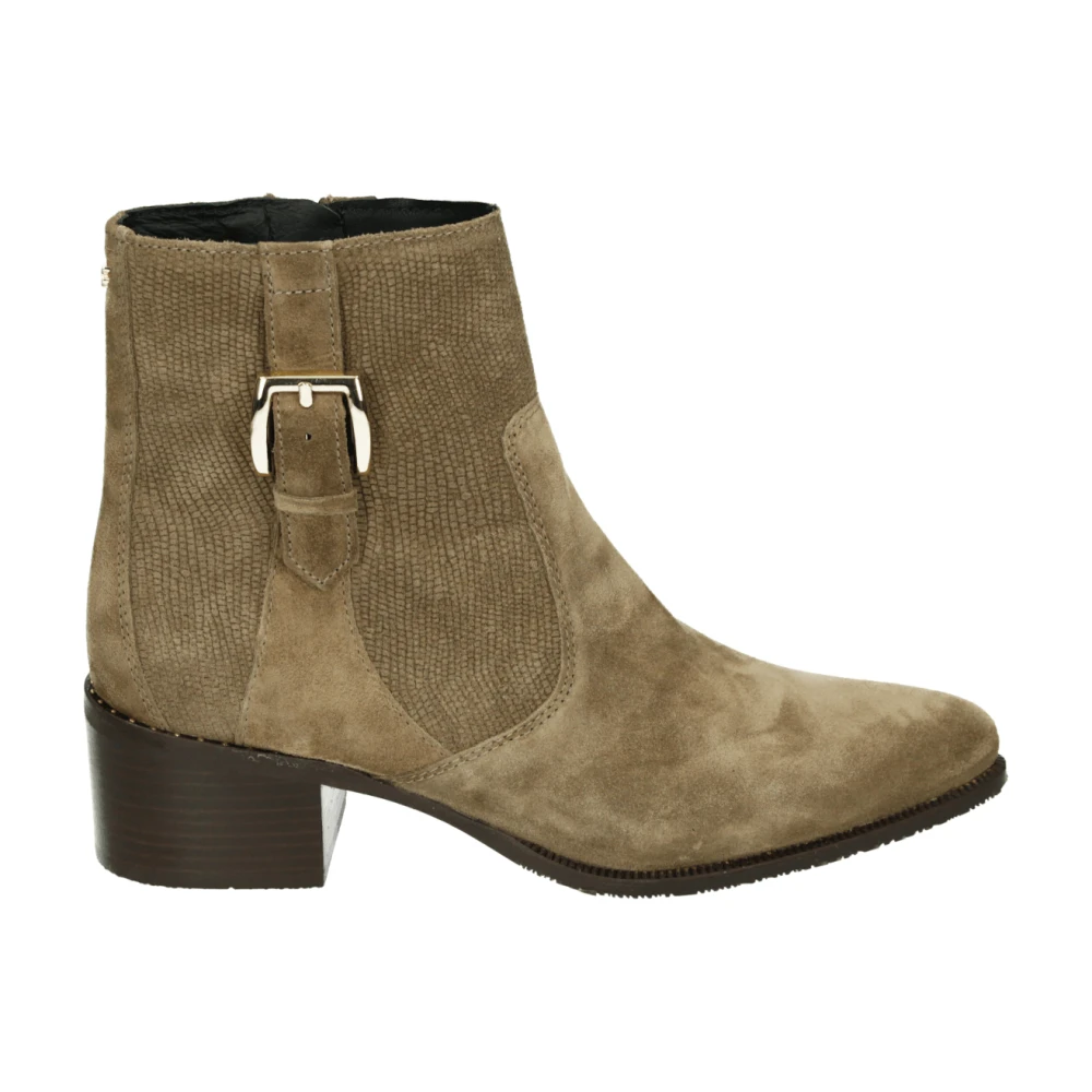 Floris Van Bommel Beige Taupe Mocka Western Boot
