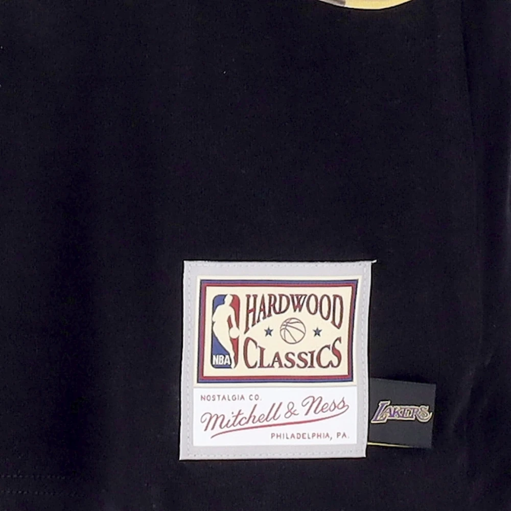 Mitchell & Ness NBA Big Face Tee Los Angeles Lakers Black Heren
