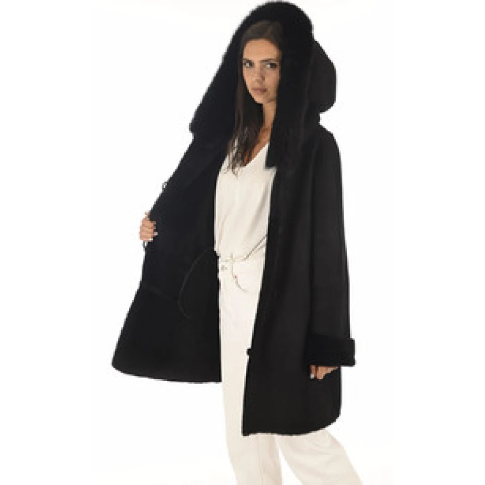 La Canadienne Coats Black Dames