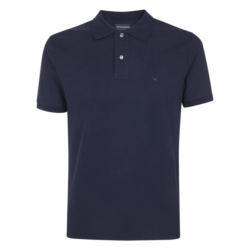 Emporio Armani Herren Blau Oberteile, Sgröße: