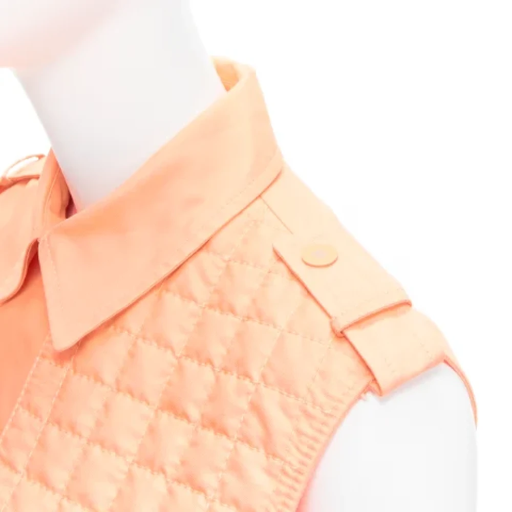Chanel Vintage Pre-owned Cotton tops Orange Dames