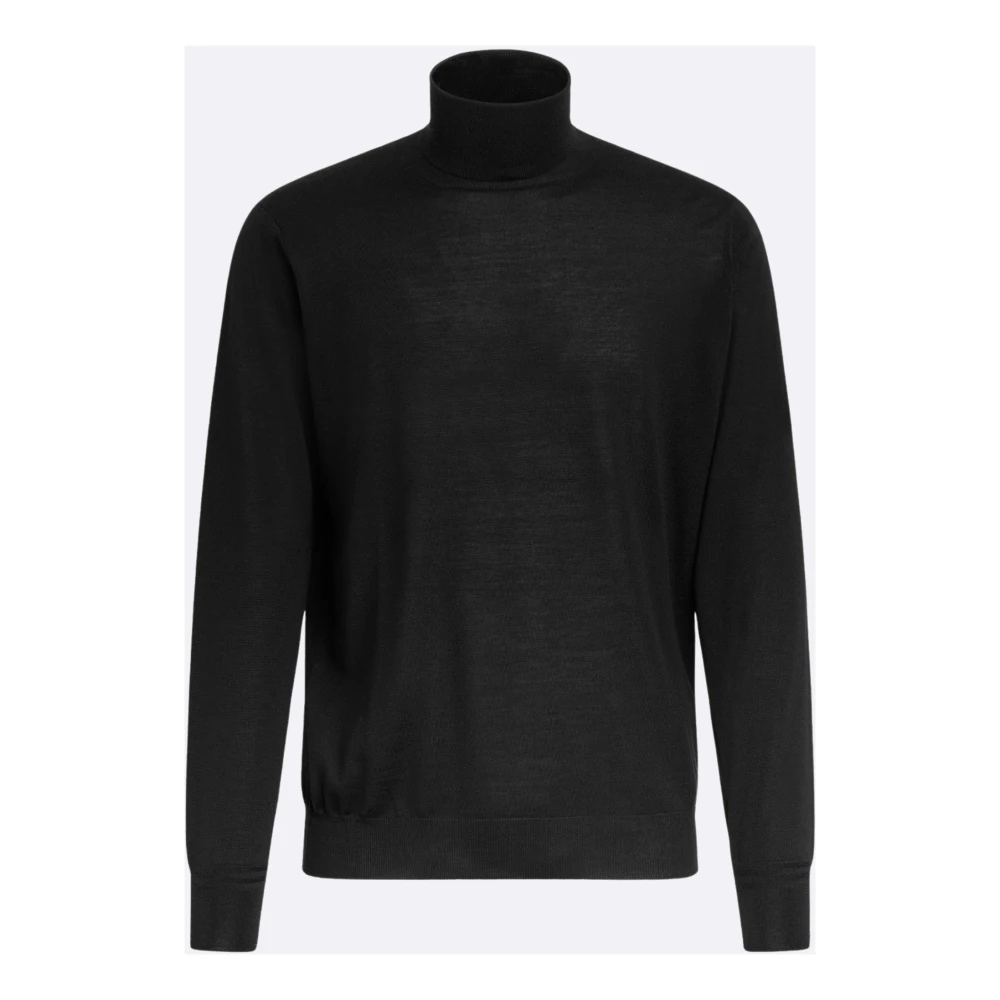 Pt Torino Mannelijk Zwart Truien & Vesten Heren, M, Maglia Dolcevita In Lana
