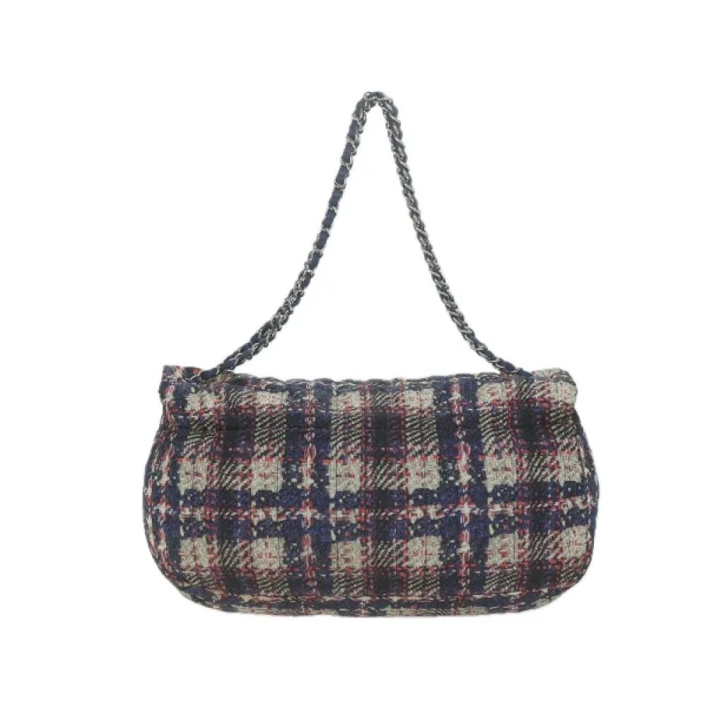 Chanel Vintage Pre-owned Nylon chanel-bags Blue Dames