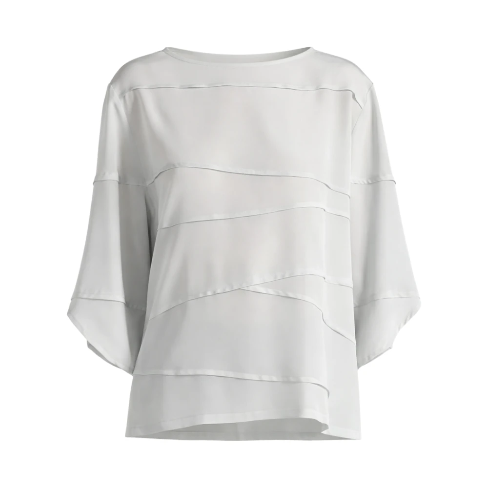Liviana Conti Women's Gray Silk Blouse