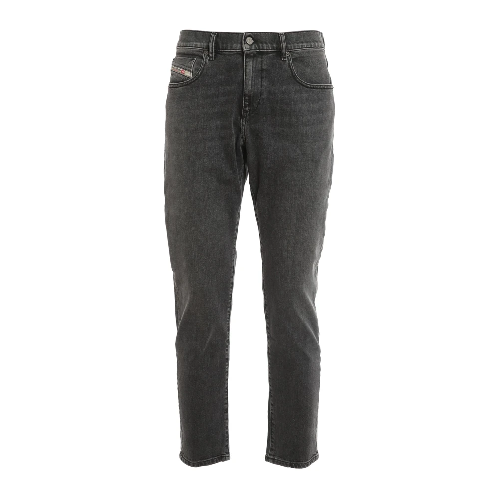 Diesel Katoenen Jeans met 5-pocket detail Gray Heren