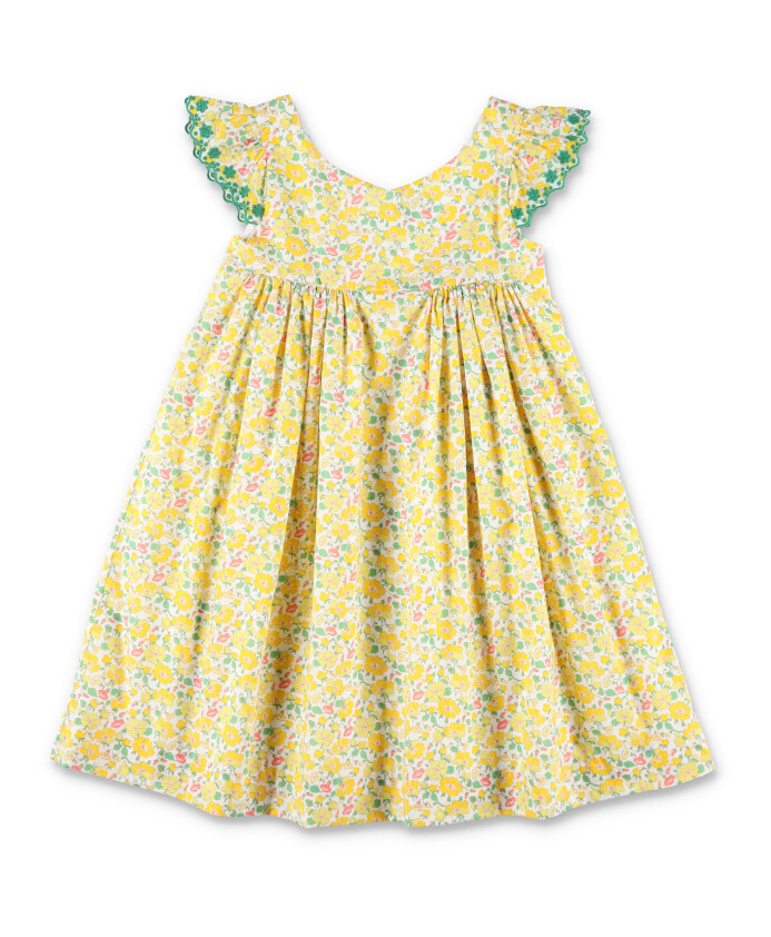 robe-jaune-brodee-florale