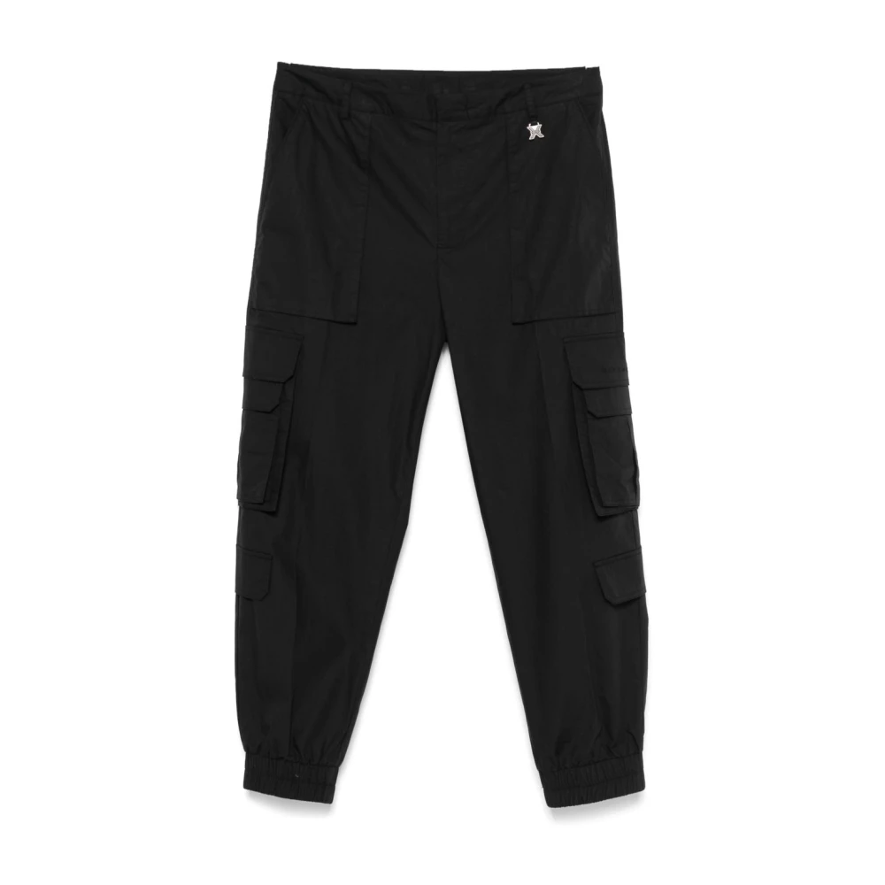 John Richmond Zwarte Katoenen Broek Black Heren