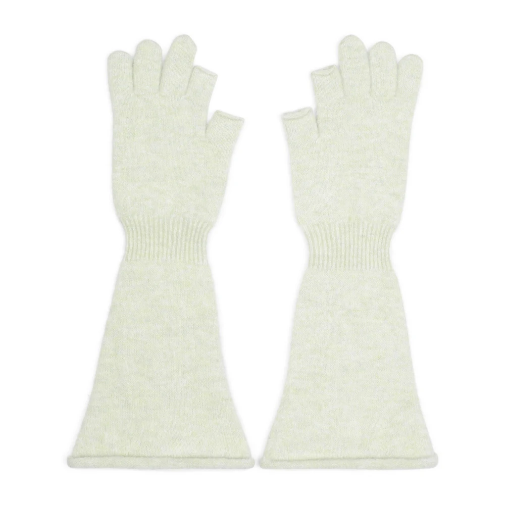 Rick Owens Groene handschoenen voor vrouwen Aw24 Green Dames