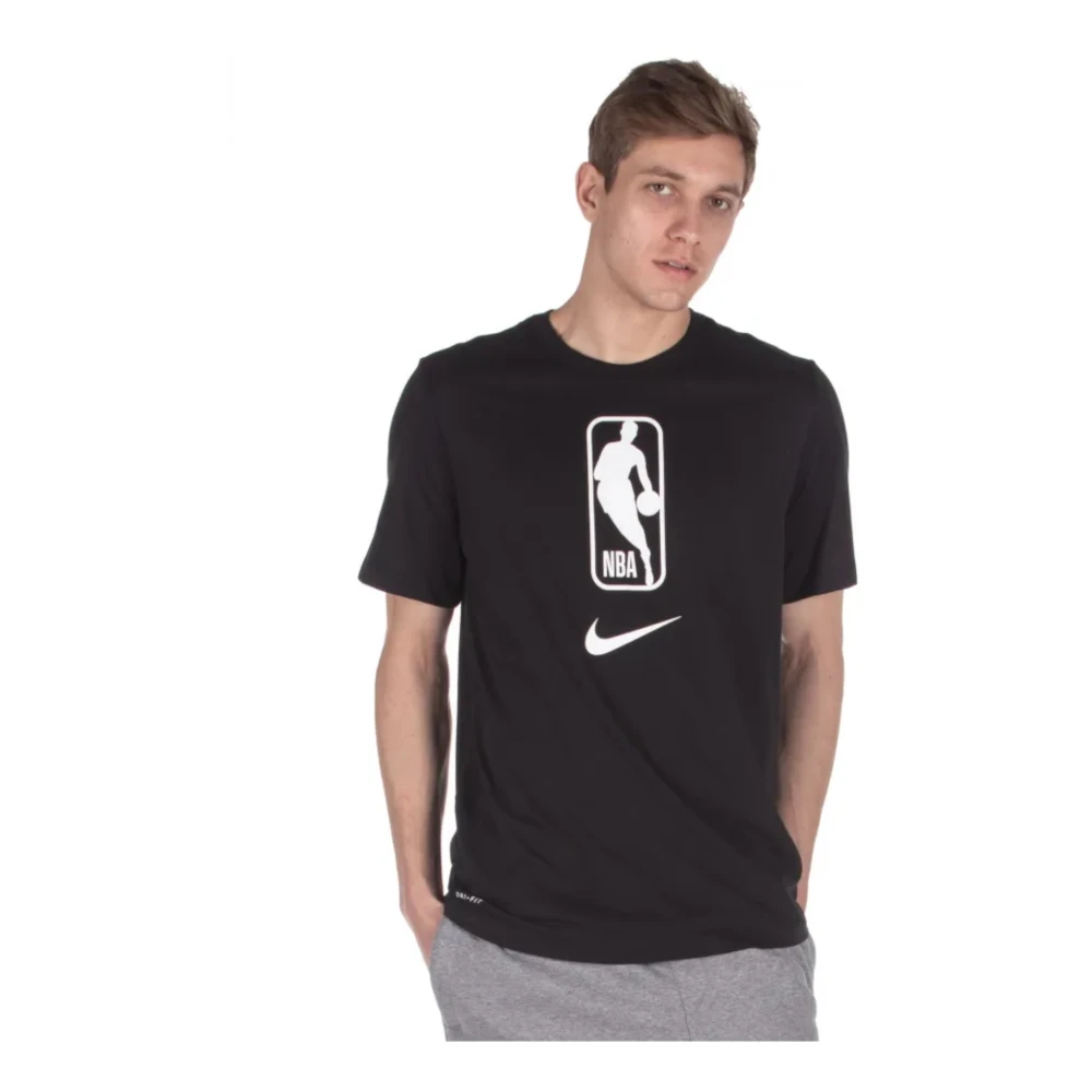 Jordan NBA Bomull T-shirt Black, Herr