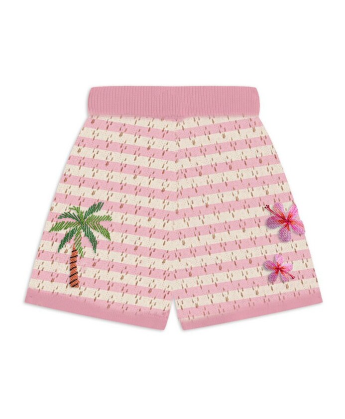 embroidered-striped-shorts