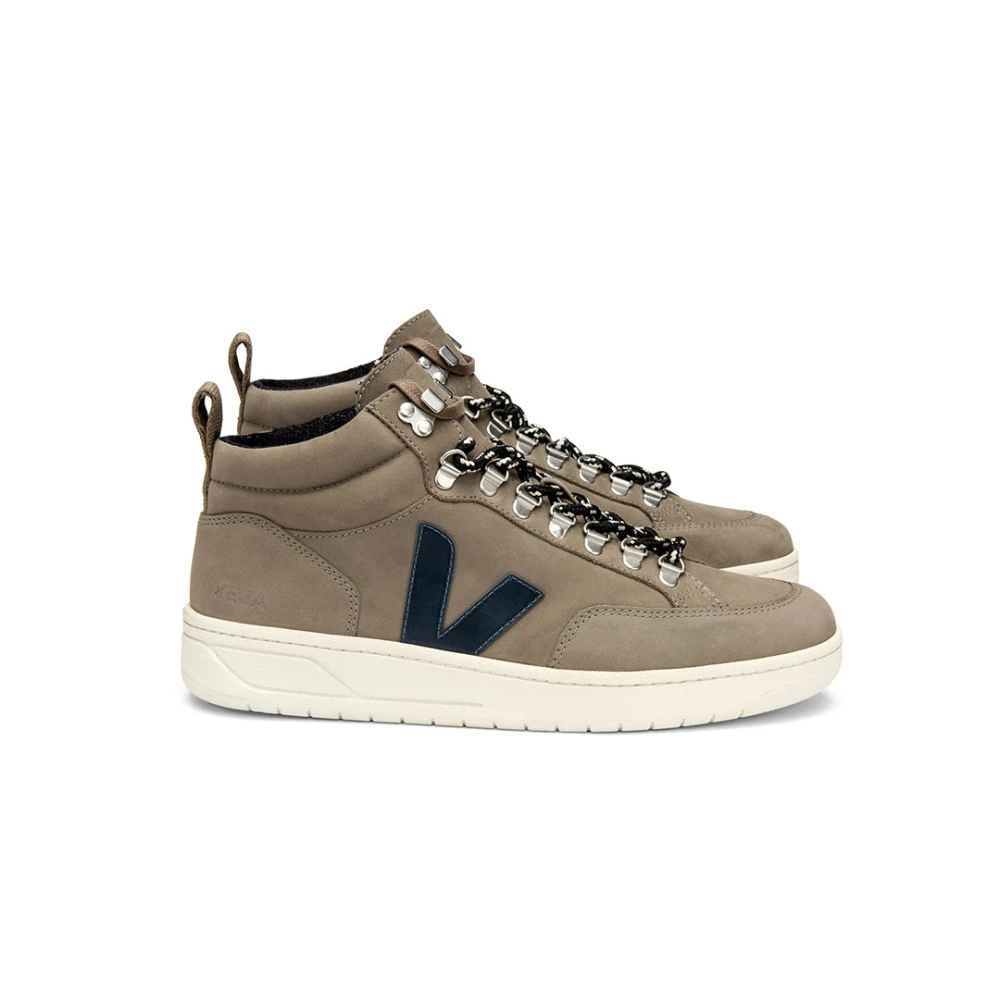Veja V-10 Leather Dames Schoenen Groen