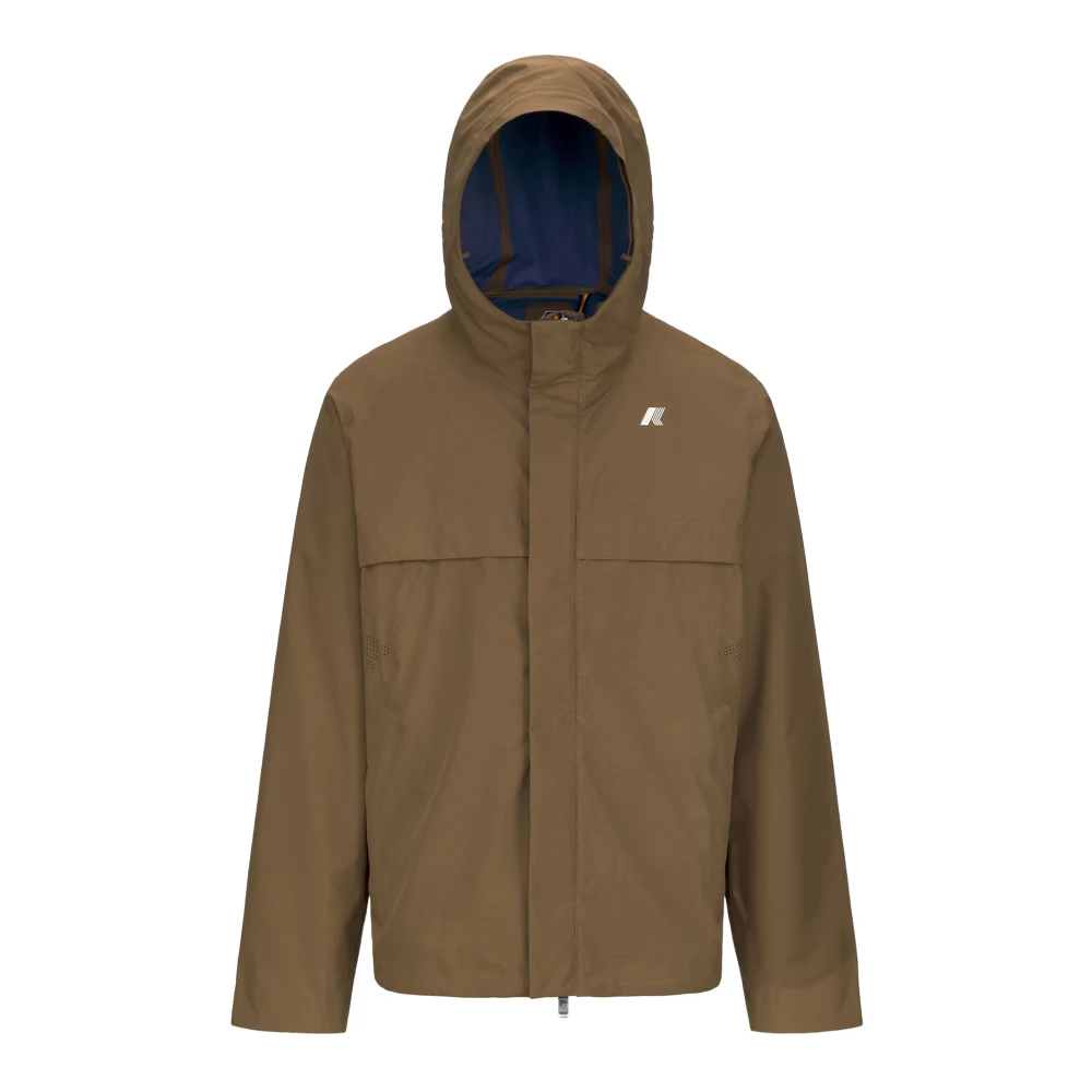 K-way Eco Contrast Jas Brown Heren