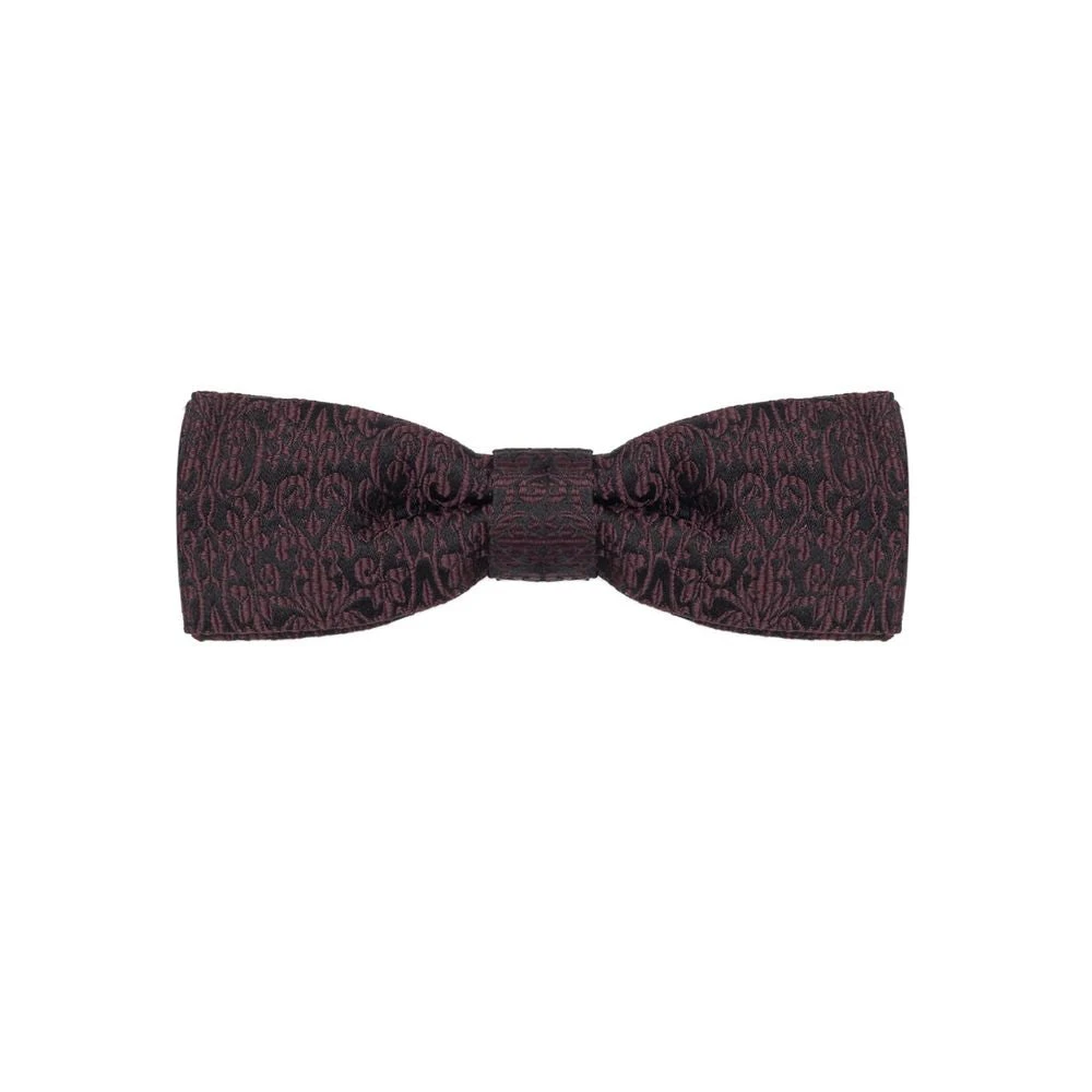 Dolce & Gabbana , Bow Ties, Male, Brown, One Size, Silk Embroidered Butterfly Top - Image 3