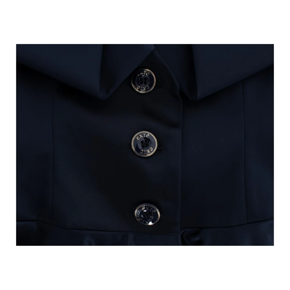 Exte Blauwe Blazer Jas Vrouwen Gemaakt in Italië Blue Dames