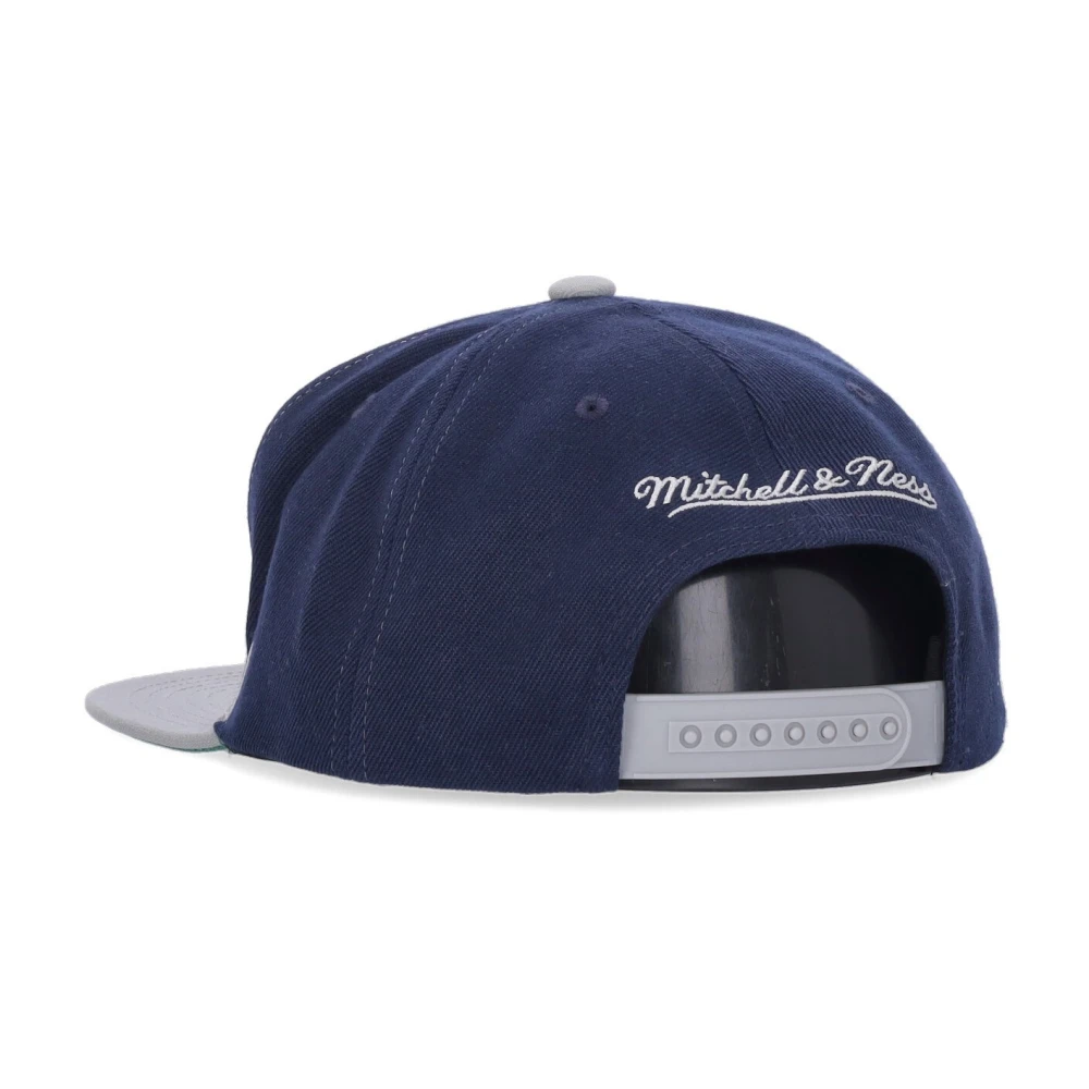 Mitchell & Ness Ncaa Sharktooth Snapback Cap Blue Heren